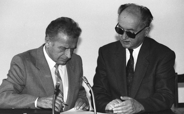 Czesław Kiszczak i Wojciech Jaruzelski - 1992 r.