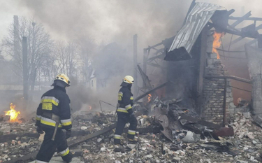 Zniszczenia w Dnipro po ataku z powietrza na miasto