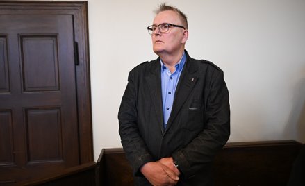 Były senator Waldemar Bonkowski na sali rozpraw Sądu Okręgowego w Gdańsku