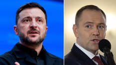 Wołodymyr Zełenski i Karol Nawrocki