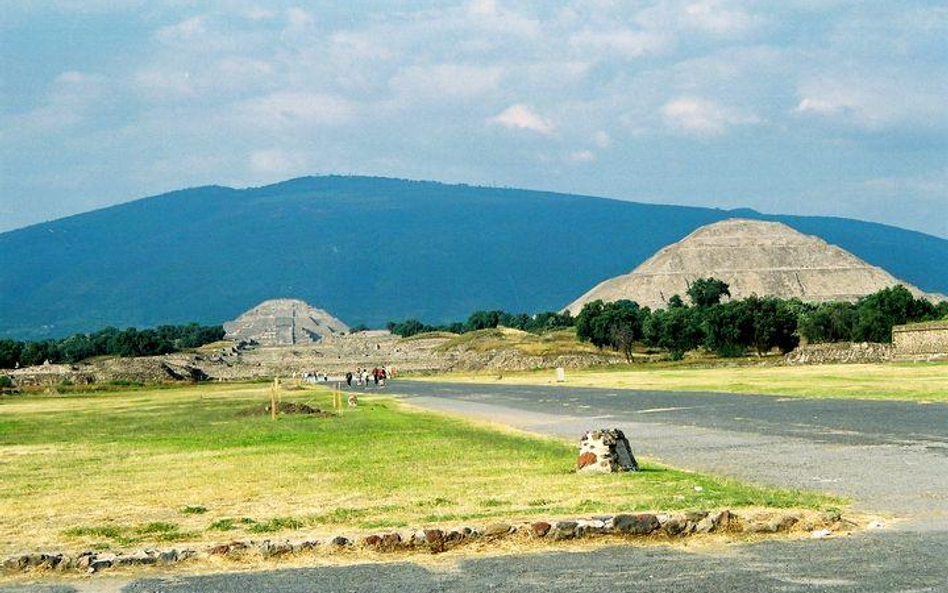 Piramida Słońca w Teotihuacan w Meksyku