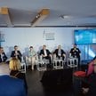 Uczestnicy debaty „Inwestycje przedsiębiorstw warunkiem rozwoju polskiej gospodarki. Jak je sfinanso