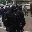 Funkcjonariusze OMON w Mińsku
