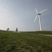 Farma wiatrowa w okolicach Pjongczangu