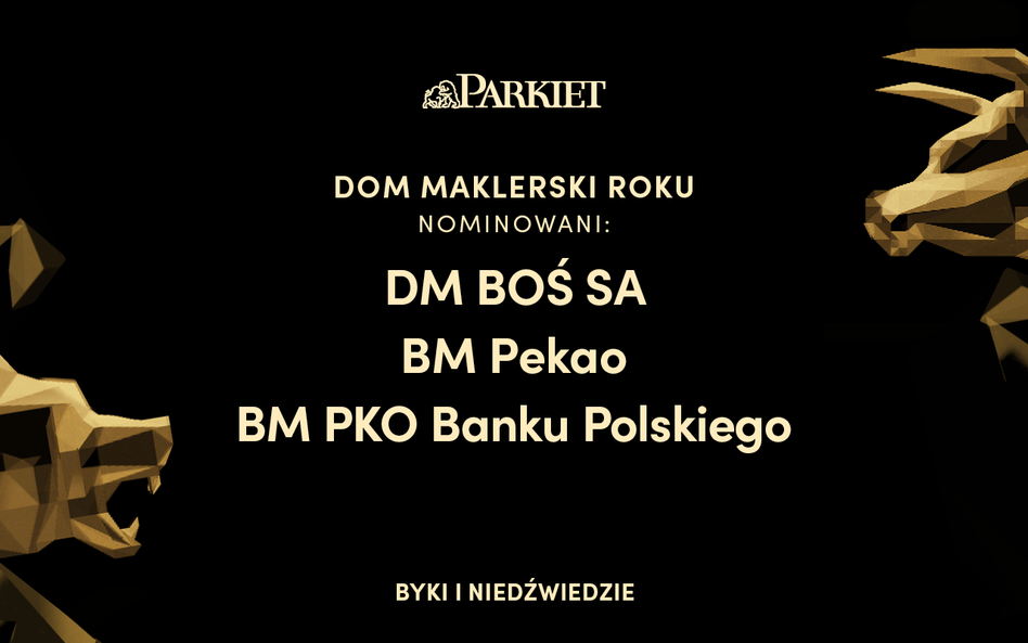 Byki i niedźwiedzie: kandydaci do statuetki w kategorii dom maklerski roku