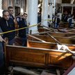 Kair: Zniszczenia w zaatakowanym w czasie mszy kościele przy koptyjskiej katedrze.