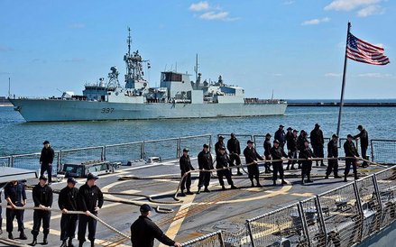 Amerykańskie okręty w Gdyni