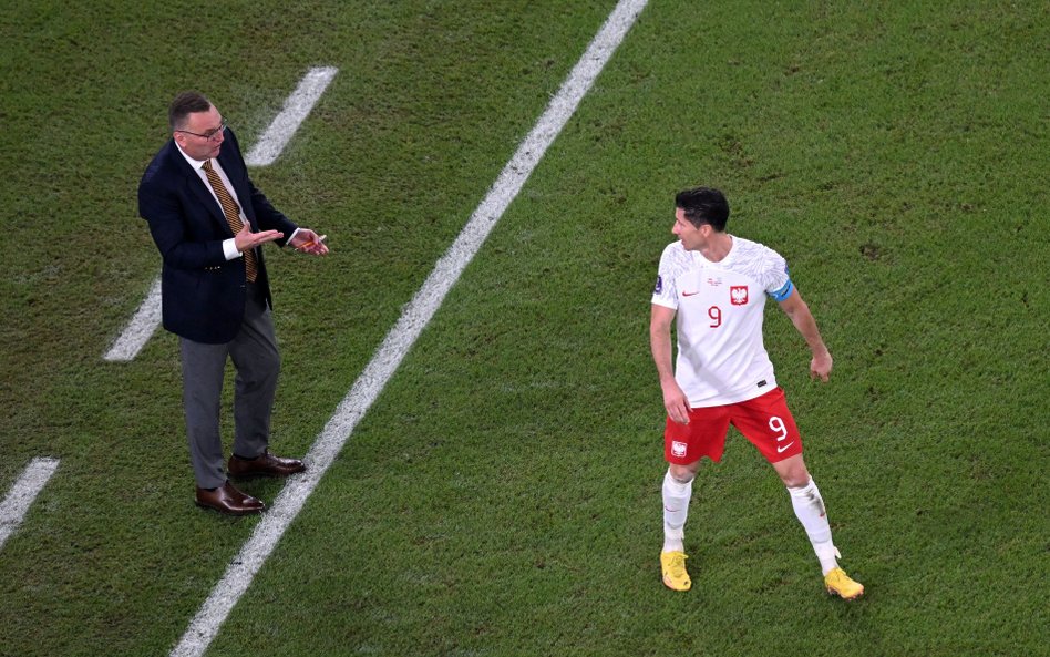 Czesław Michniewicz i Robert Lewandowski