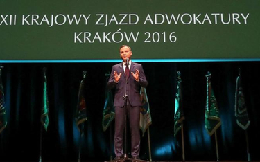 Andrzej Duda, prezydent RP, podczas wystąpienia apelował do adwokatów o obiektywizm w ocenach polity