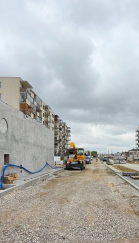 Prace wykończeniowe na stacji metra Chrzanów
