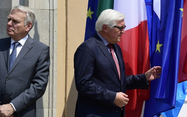Szefowie dyplomacji Francji i Niemiec
