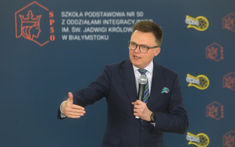 Marszałek Sejmu Szymon Hołownia