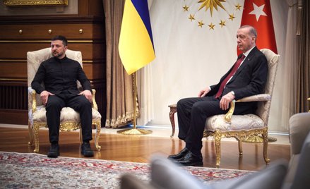 Recep Tayyip Erdogan i Wołodymyr Zełenski