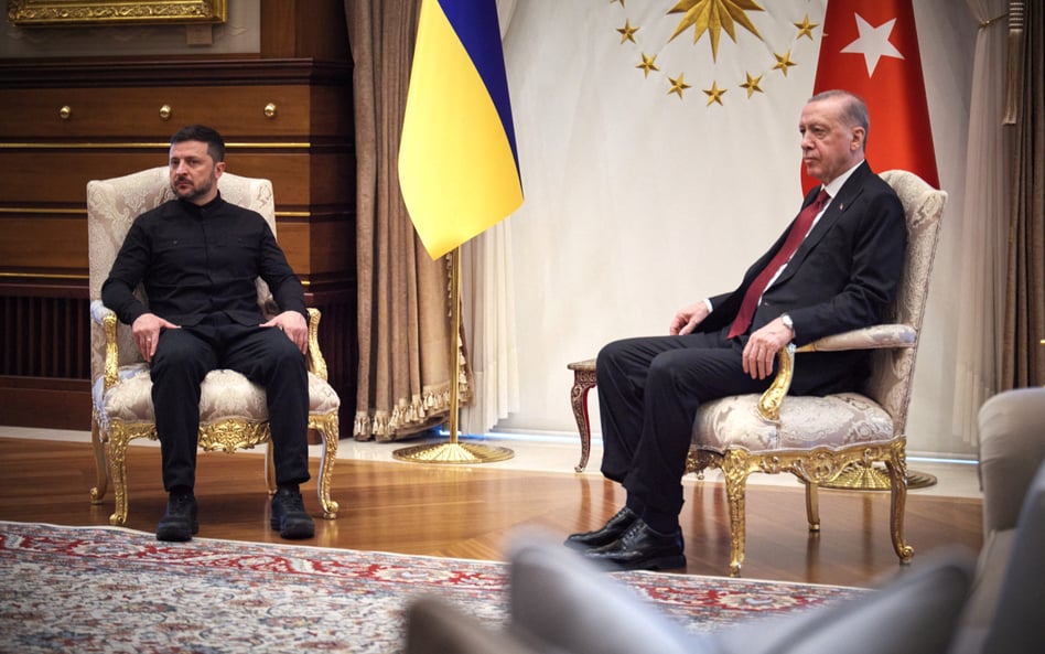 Recep Tayyip Erdogan i Wołodymyr Zełenski
