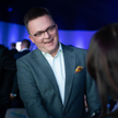 Lider Polski 2050 Szymon Hołownia podczas Kongresu Europa 2050 w hali EXPO XXI w Warszawie