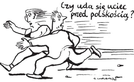 Komentarz rysunkowy. Uciec przed polskością