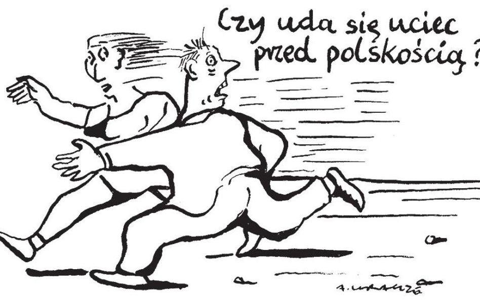 Komentarz rysunkowy. Uciec przed polskością