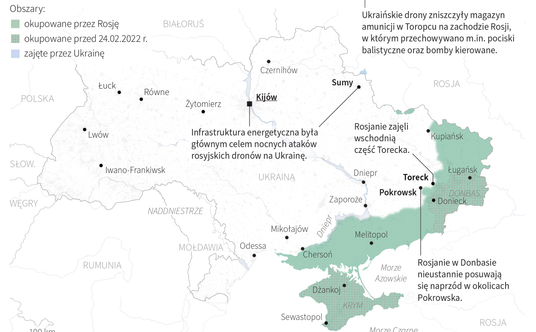Tak wyglądała sytuacja na froncie w 938 dniu wojny