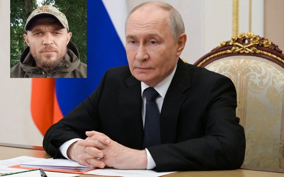 Władimir Putin. W okienku Aleksandr Łunin