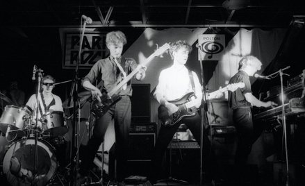 Zespół Republika, od lewej: perkusista Sławomir Ciesielski, basista Paweł Kuczyński, gitarzysta Zbig