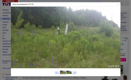 Zdjęcie zestrzelonego drona (fot. screen ze strony tut.by)