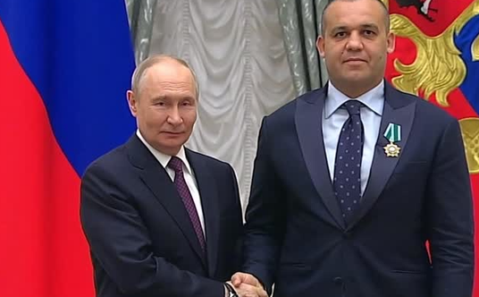 Władimir Putin i Umar Kremlew