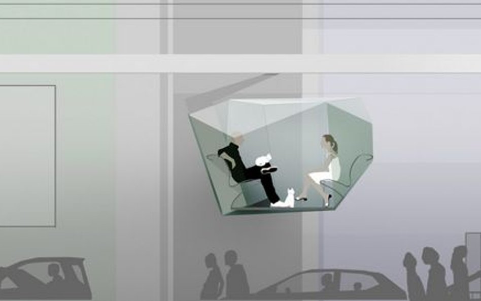 Janusz Kaniewski, Kapsuły komunikacji miejskiej. Wizualizacja transportu przyszłości