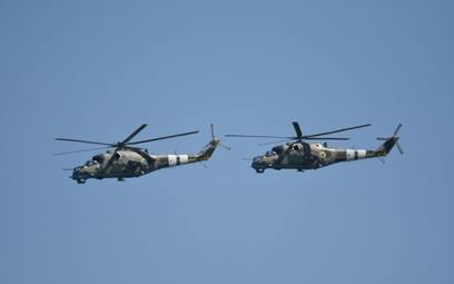 Dziś nad ranem dwa śmigłowce, prawdopodobnie Mi-24, wykonały atak na skład paliw w rejonie rosyjskie