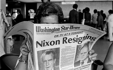Richard Nixon zrezygnował z urzędu pod naciskiem mediów
