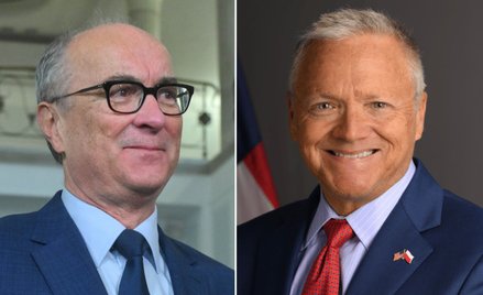 Włodzimierz Czarzasty i Tom Rose