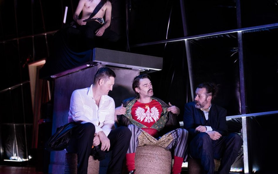 Juliusz Chrząstowski (Gospodarz), Krzysztof Zawadzki (Czepiec) i Zbigniew W. Kaleta (Poeta).