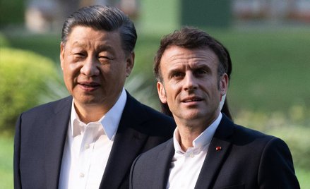 Xi Jinping i Emmanuel Macron
