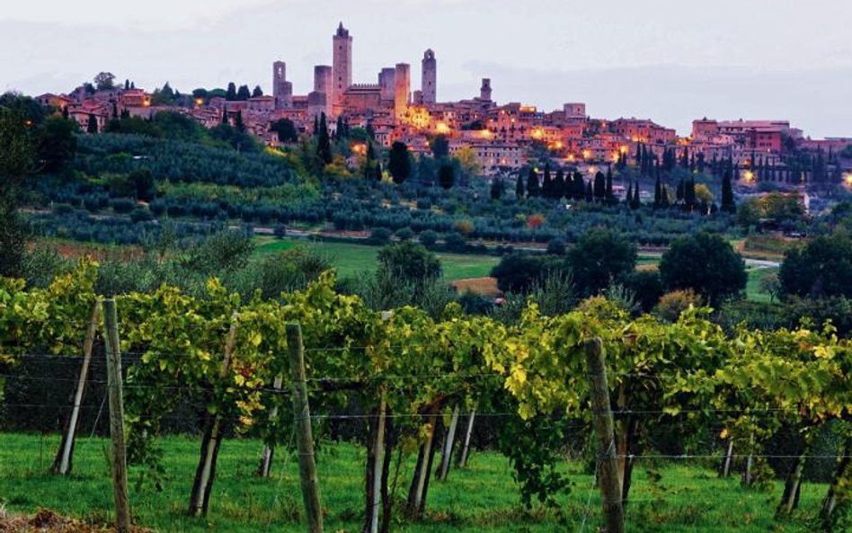 Widok na San Gimignano