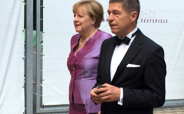 Angela Merkel wraz z małżonkiem