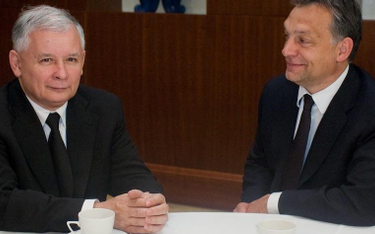 Spotkanie Viktora Orbana i Jarosłaa Kaczynskiego w Warszawie 2 czerwca 2010 roku