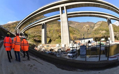 Tunel z Włoch do Francji w budowie