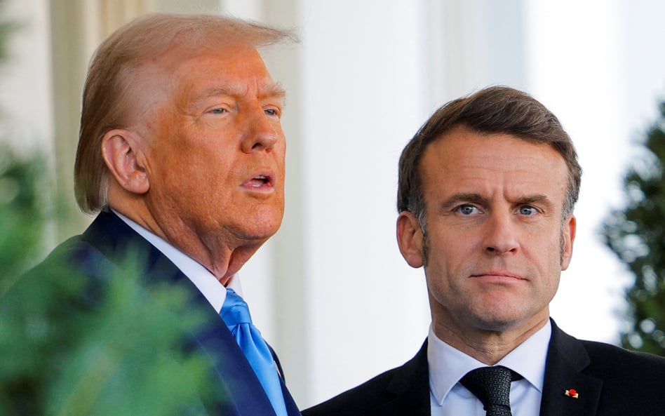 Donald Trump, Emmanuel Macron