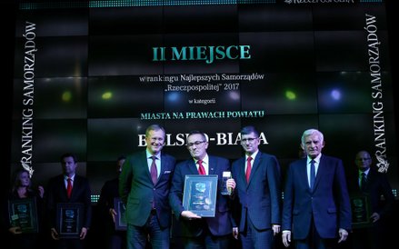 Bielsko Biała - II miejsce w kategorii miasta na prawach powiatu.