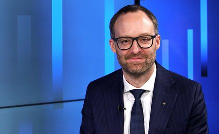 Gościem Andrzej Steca w Parkiet TV był Marek Dietl, prezes GPW. Fot. mat. prasowe