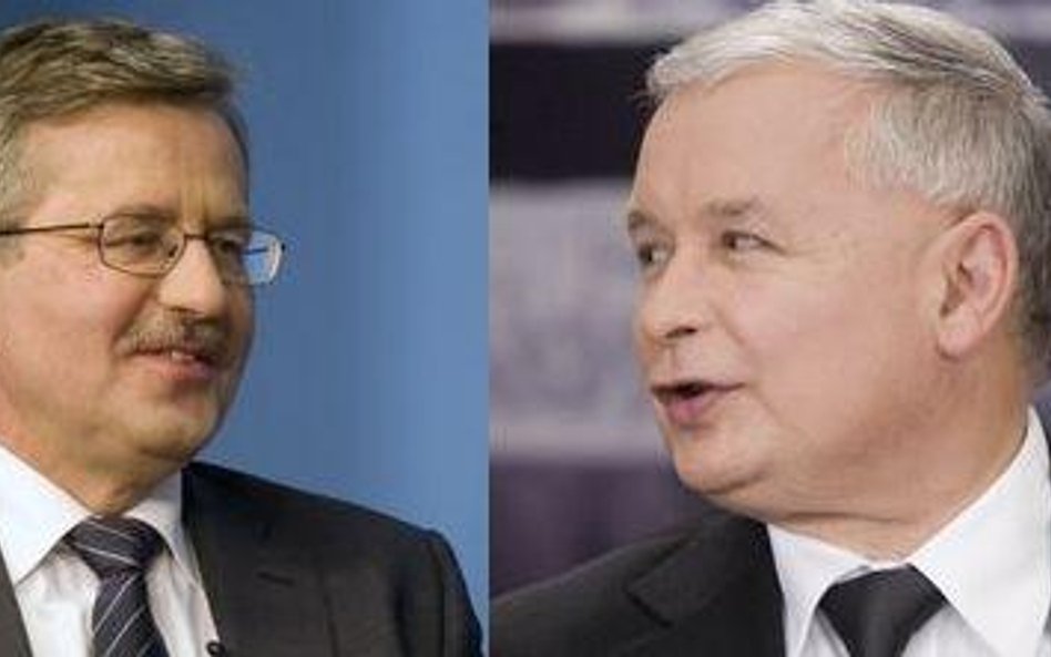 Bronisław Komorowski (z lewej) i Jarosław Kaczyński. Fot. Magda Starowieyska