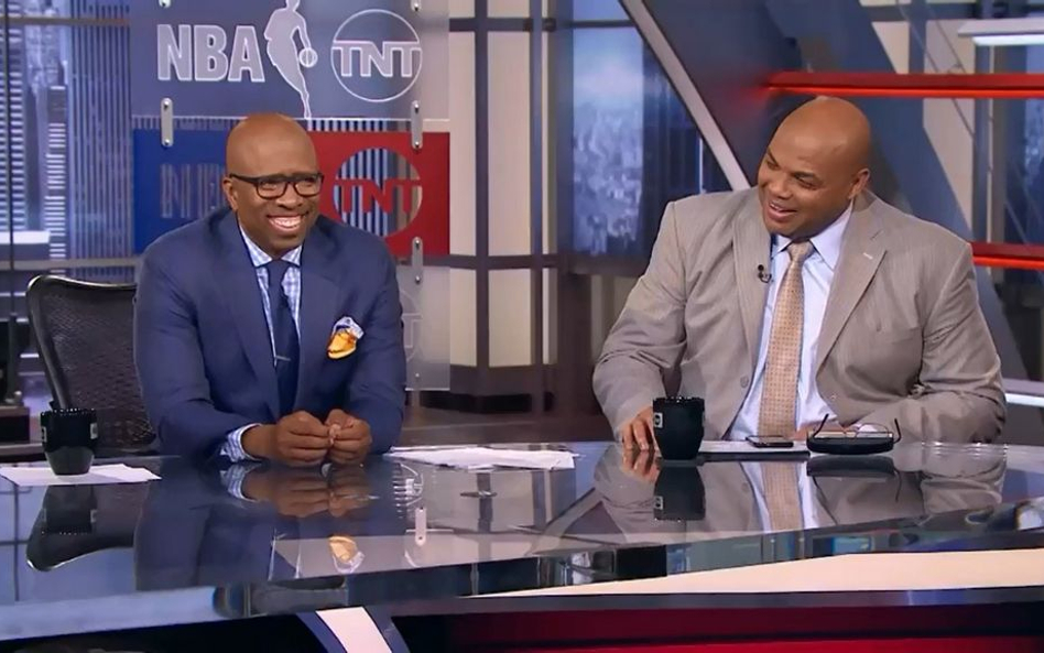 Kenny Smith i Charles Barkley w programie "Inside the NBA"