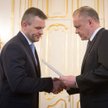 Prezydent Andrej Kiska i premier Peter Pellegrini
