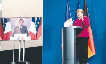 Francuski prezydent Emmanuel Macron przekonał kanclerz Niemiec Angelę Merkel do pakietu pomocowego d