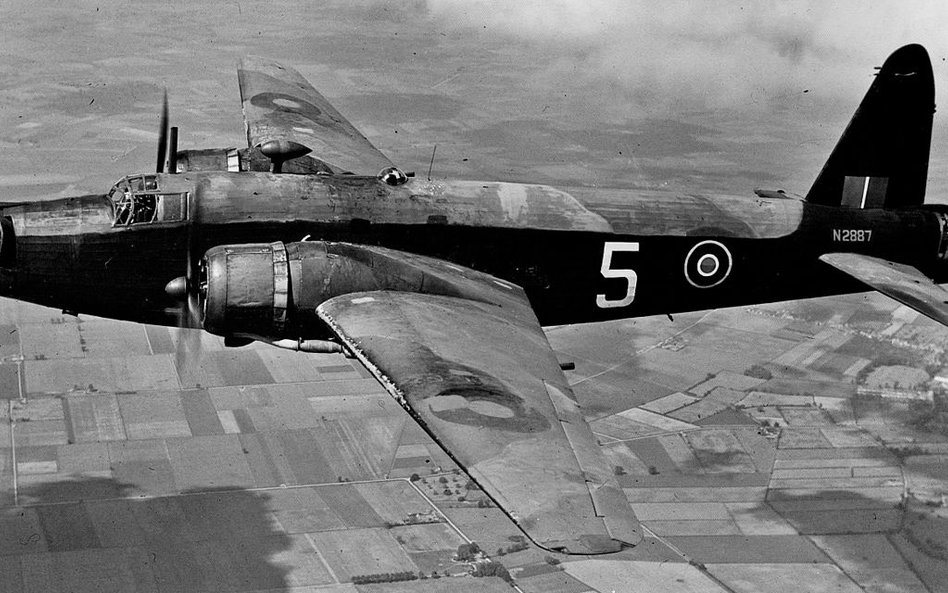 Bombowiec Vickers Wellington. Wrak maszyny tego typu znaleziono nieopodal holenderskiej wioski Nieuw