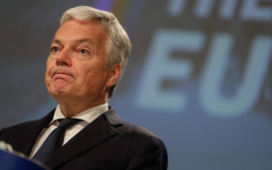 Didier Reynders, unijny komisarz ds. sprawiedliwości