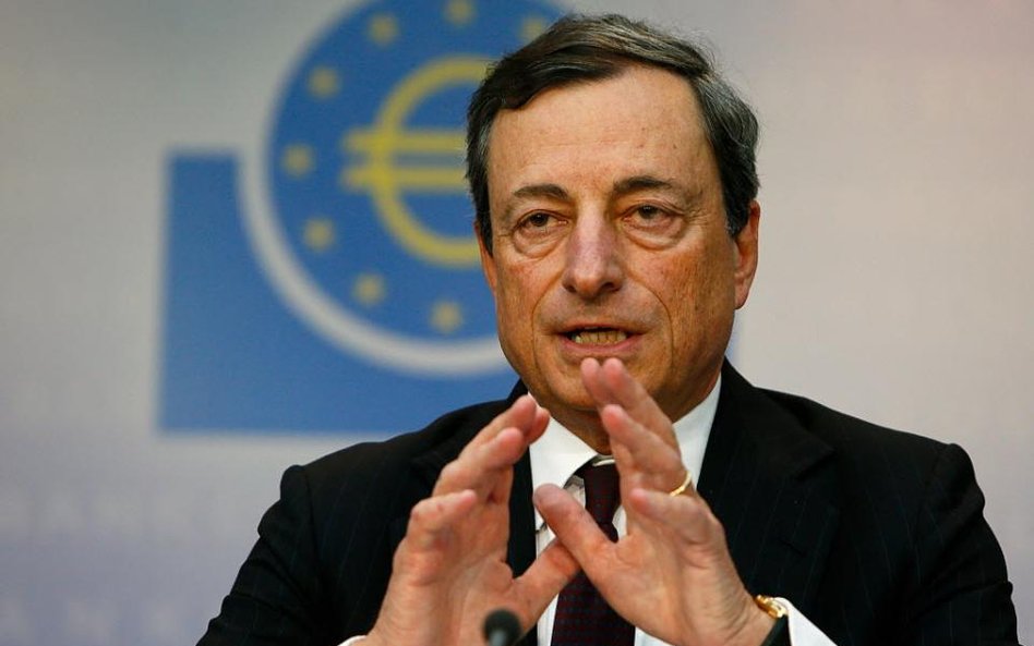 Mario Draghi, prezes EBC, wciąż utrzymuje ultraluźną politykę. Euro jednak umocniło się w ostatnich 