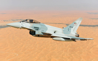 Doświadczalny samolot Eurofighter Typhoon ISPA 6, odpowiadający konfiguracji dla Kuwejtu. Fot./Leona
