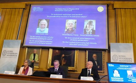 Nobel z fizyki dla 96-latka za "pęsety optyczne"