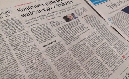 Hejt na dziennikarkę "Rzeczpospolitej" za tekst o adwokacie „Małej Emi"