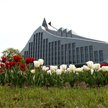 Ryga. Gmach Łotewskiej Biblioteki Narodowej - tu odbędzie się spotkanie przywódców UE